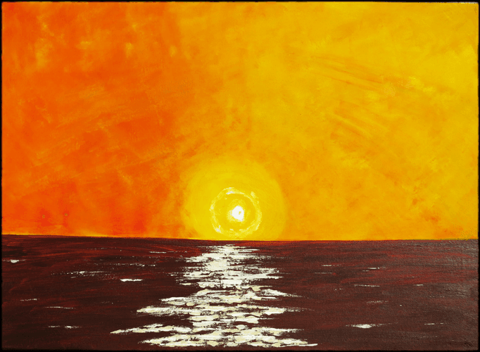 Sonnenuntergang am Meer